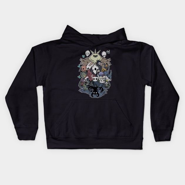 Hollow Party Kids Hoodie by JailbreakArts